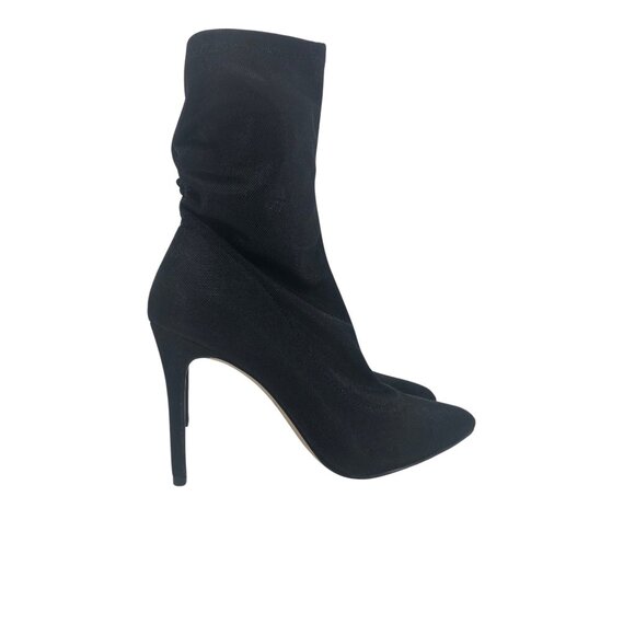 Jewel Badgley Mischka Ronnie Evening Stiletto Heel Booties Size 6.5 Black New - Picture 5 of 9